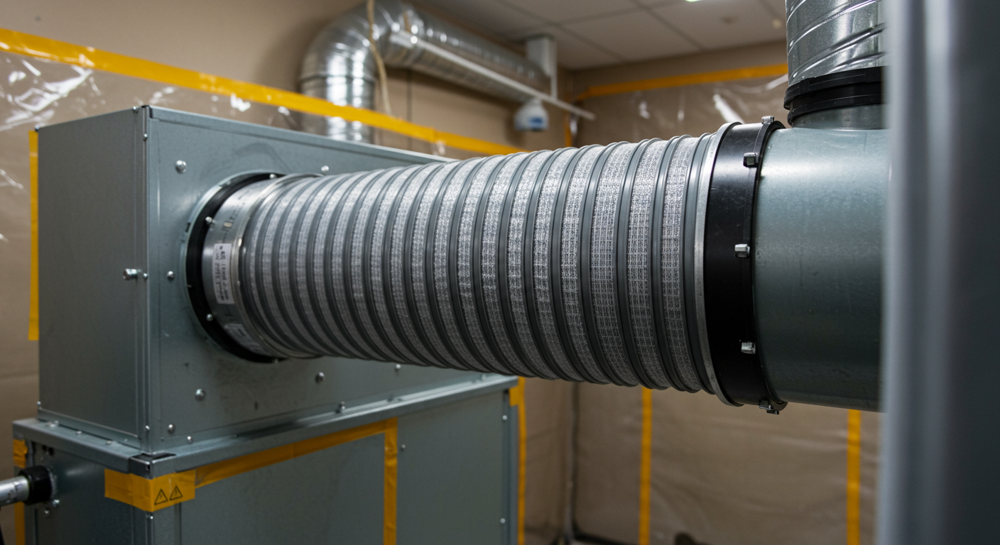 Industrial-grade air filtration system for mold removal in Brookhaven, GA.