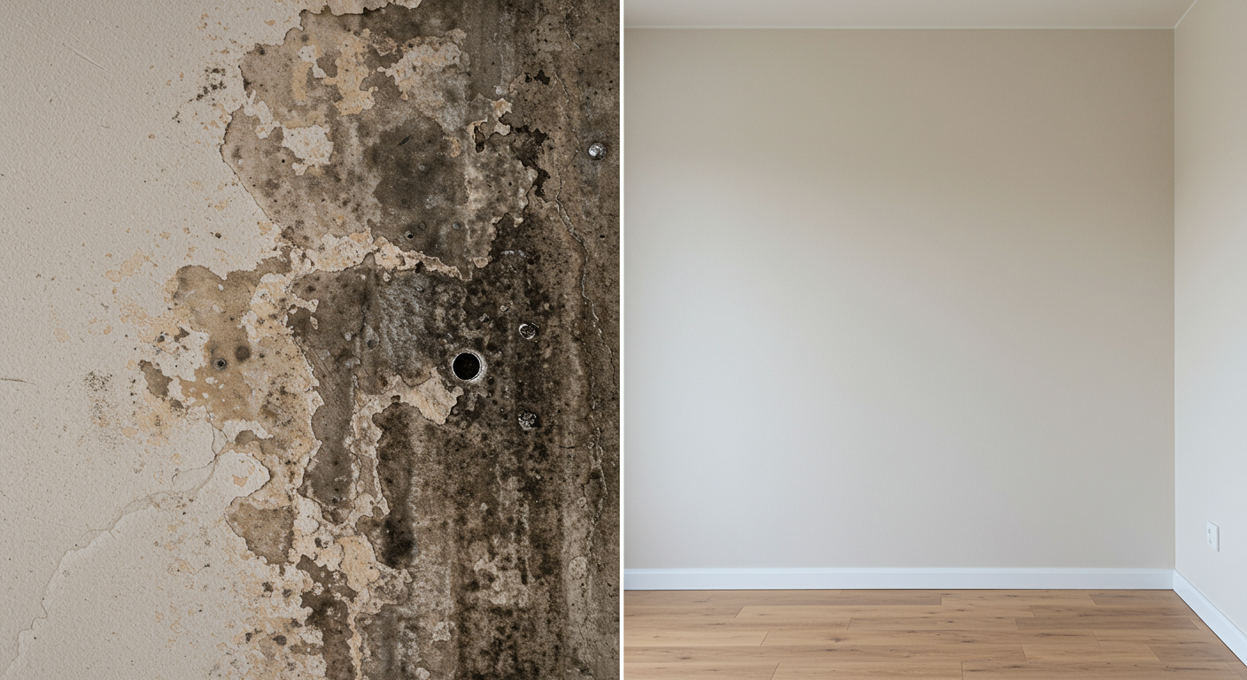 Before-and-After Mold Removal