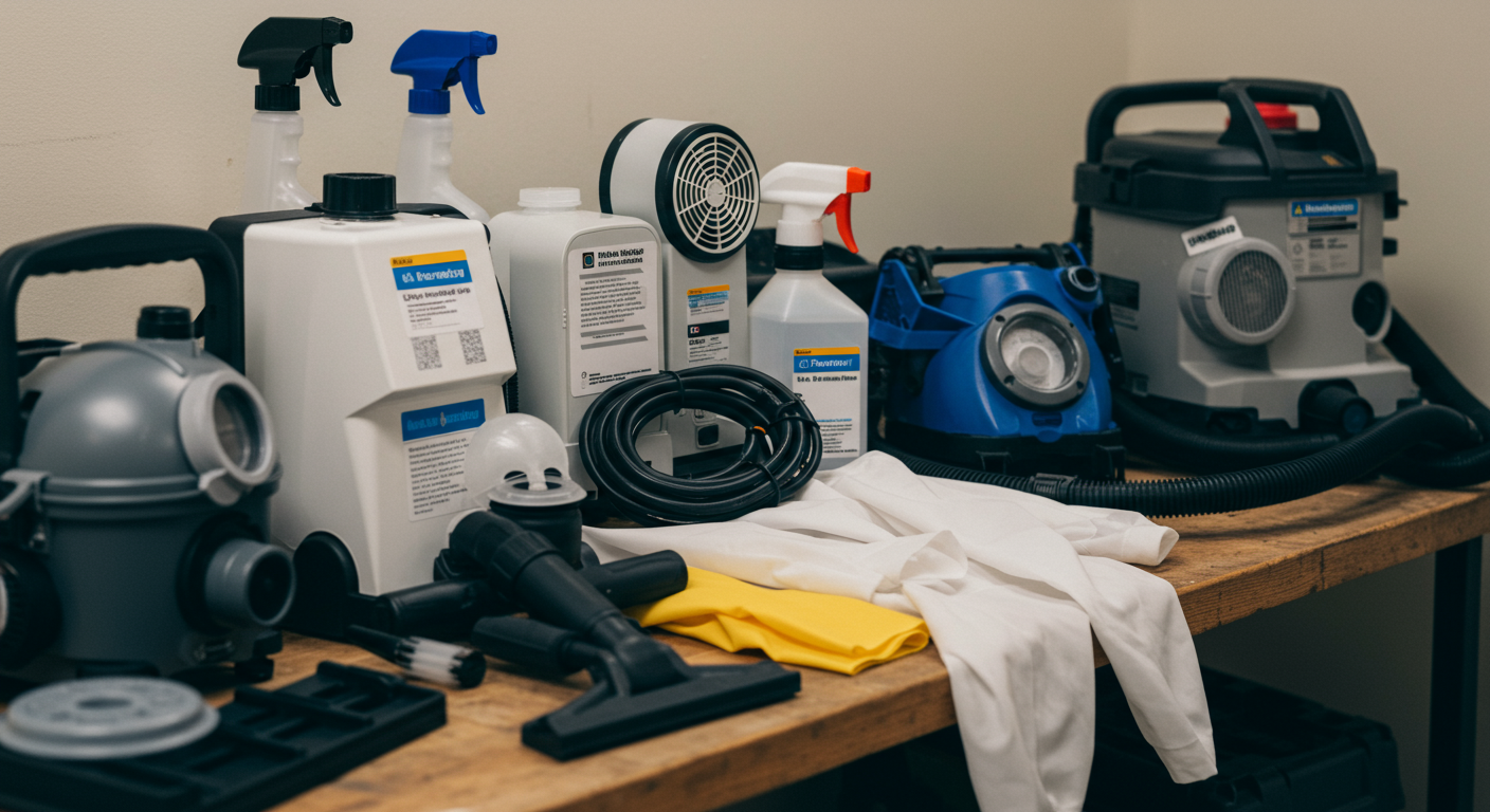 Professional Mold Removal Process in Action
