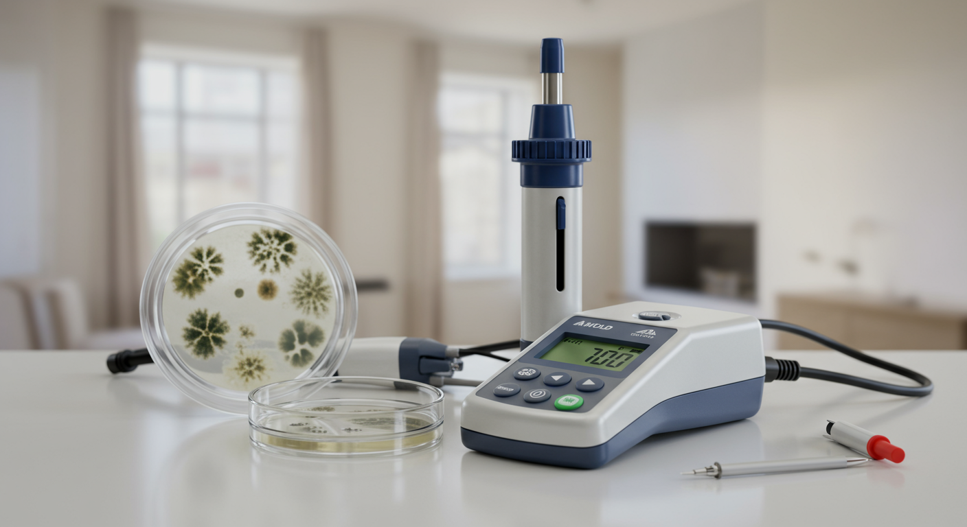 Mold Testing Equipment Closeup