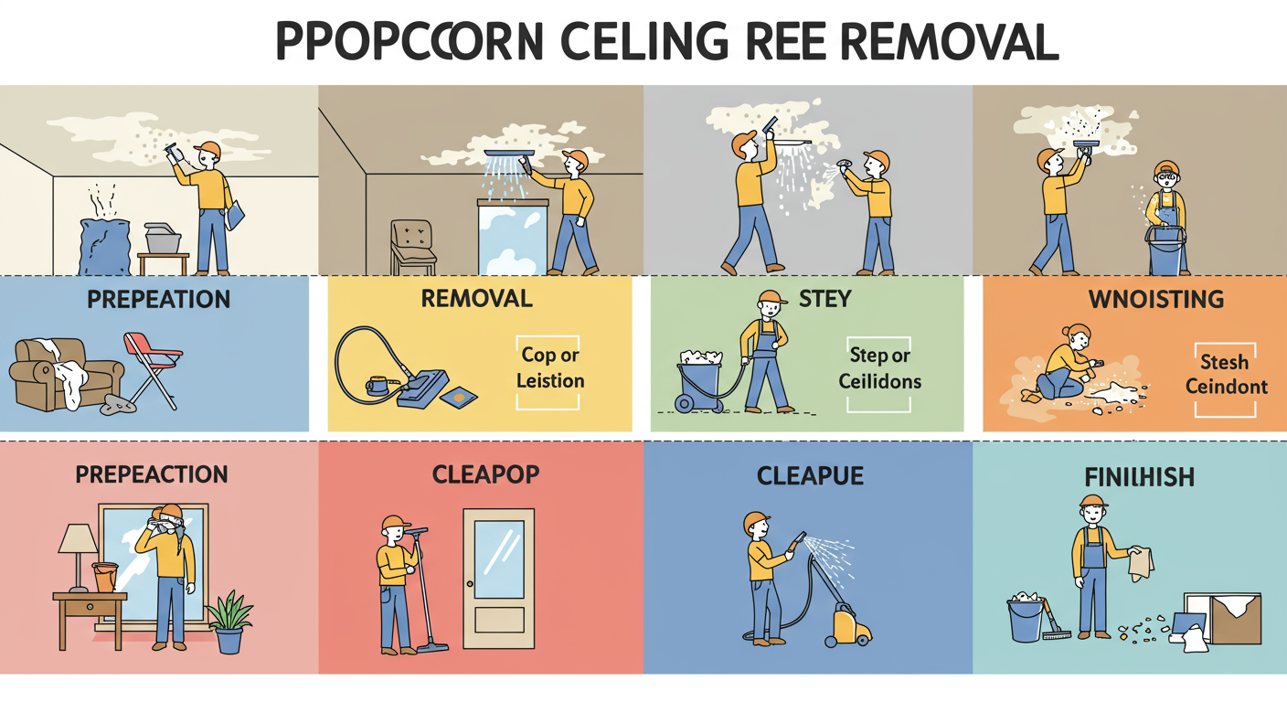 Popcorn Ceiling Removal Process