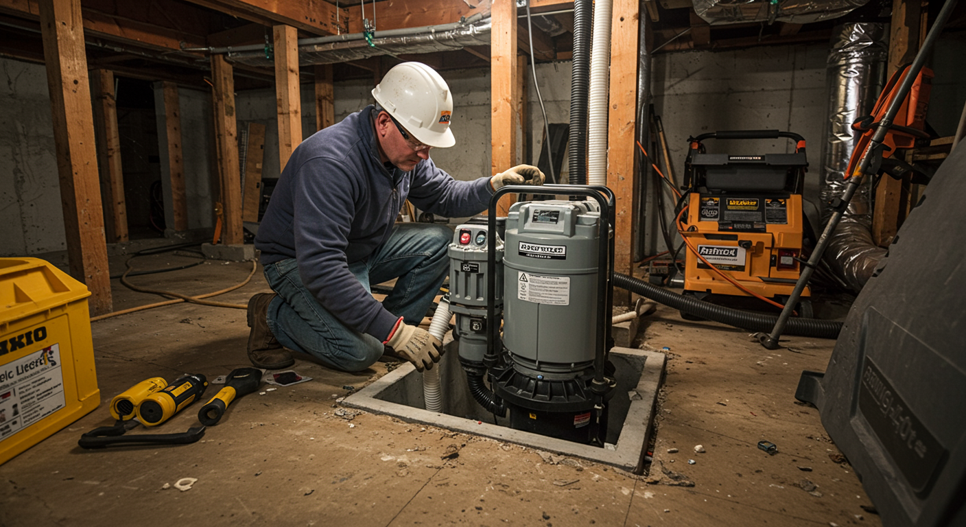 Sump Pump Installation